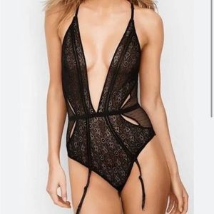 Victoria’s Secret Teddy with Garter Clips